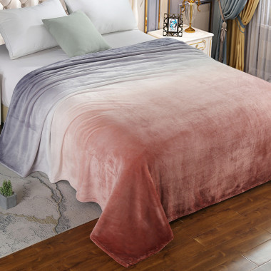 ПЛЕД(ПОКРЫВАЛО) WELLSOFT  luxe Ombre-Закат